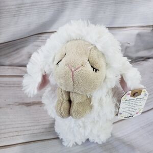 Ganz Inspirational Lamb Plush Stuffed Toy Praying Kneeling 9 Inch HE9700 Has Tag